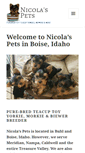 Mobile Screenshot of nicolasakcpets.net